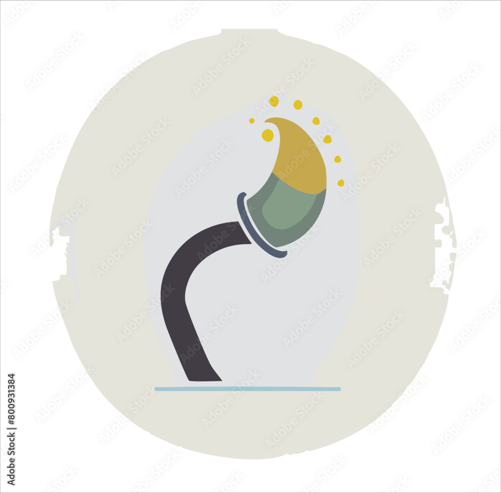 Fototapeta premium Exhaust Pipe Vector Icon for Environmental Themes