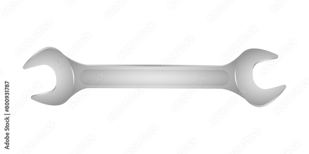 Vector illustration of wrench tool on transparent background Vector illustration of wrench tool on transparent background