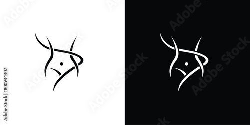 Creative Woman Health Logo. Lose Weight Woman, Female Logo. Wellness Logo Icon Symbol Vector Design Inspiration.