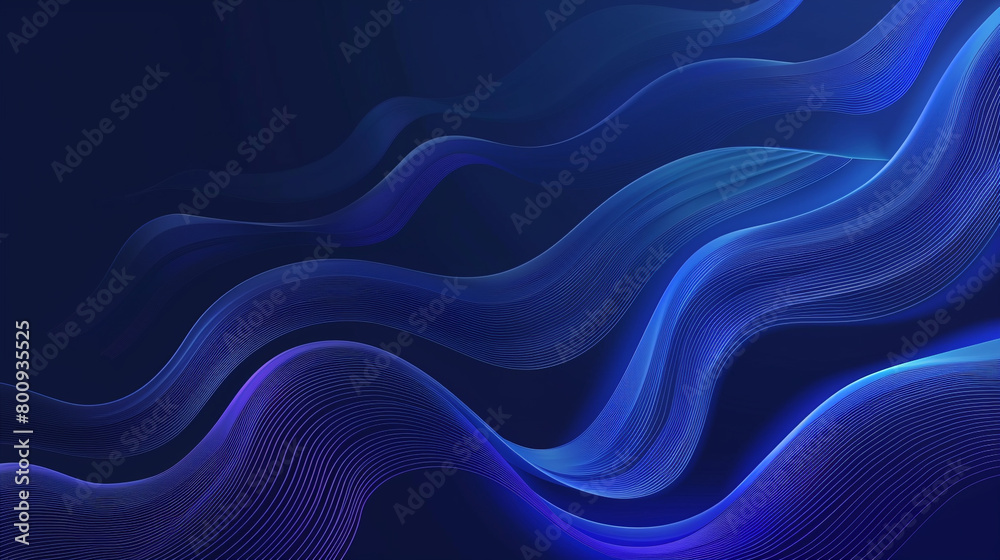 Minimal Wave Background in Electric Indigo, Premium Vector Format. Minimal Wave Background in Electric Indigo, Premium Vector Format.
