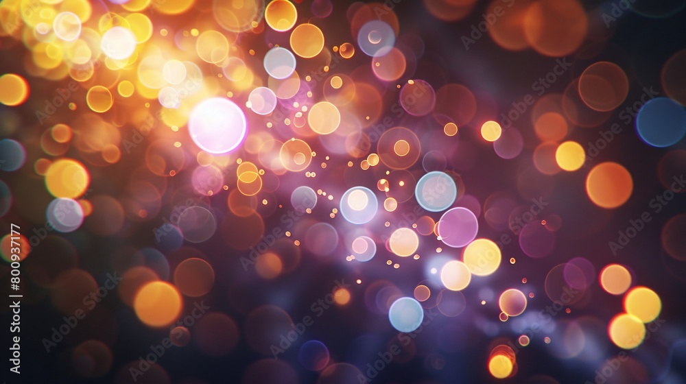 Hazy distortion of light with a bokeh or natural flare overlay.