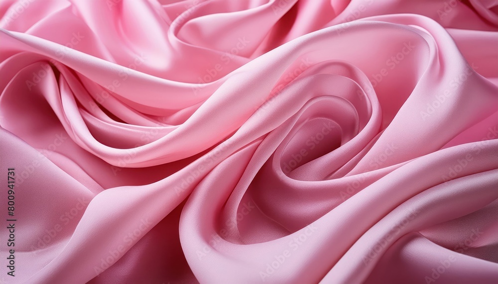 Obraz premium Texture background pattern. Pink silk fabric.