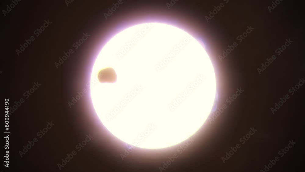 Martian Solar Eclipse as the Moon Deimos Passes in front of the Sun as Seen from the Surface of Mars Martian Solar Eclipse as the Moon Deimos Passes in front of the Sun as Seen from the Surface of Mars