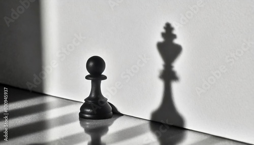 pawn with king shadow