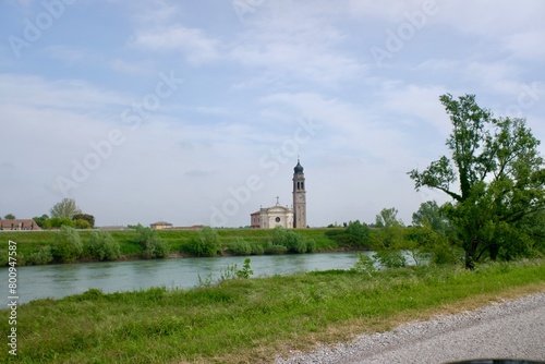Church of Santa Maria della Neve in Boara Pisani, Rovigo. Italy