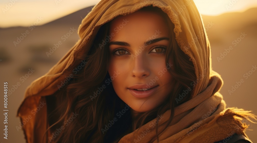 Captivating Portrait of a Mysterious Woman Captivating Portrait of a Mysterious Woman