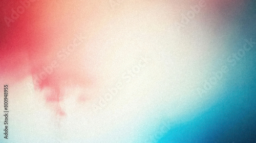 Whispering Hues: Grainy Gradient in Muted Blue, Red & White