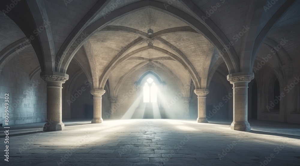 Fototapeta premium Ethereal Cathedral Interior