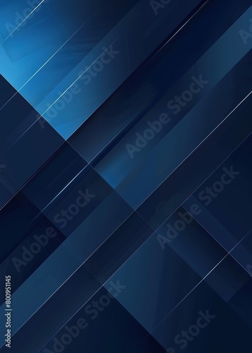 Dynamic Abstract Dark Blue Background with Geometric Patterns and High Contrast