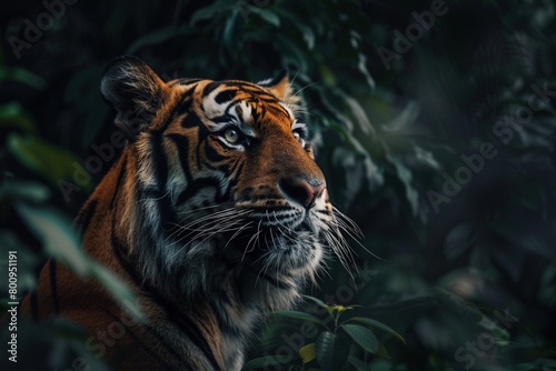 Porträt von einem Tiger in seinem natürlichen Lebensraum