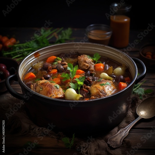 Hearty Chicken Stew with Vegetables