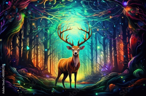 Enchanted Forest Deer © Balaraw