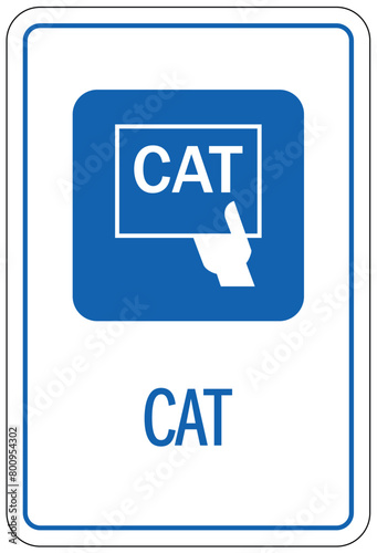 Hospital way finding sign cardiology computed axial tomography (CAT)
