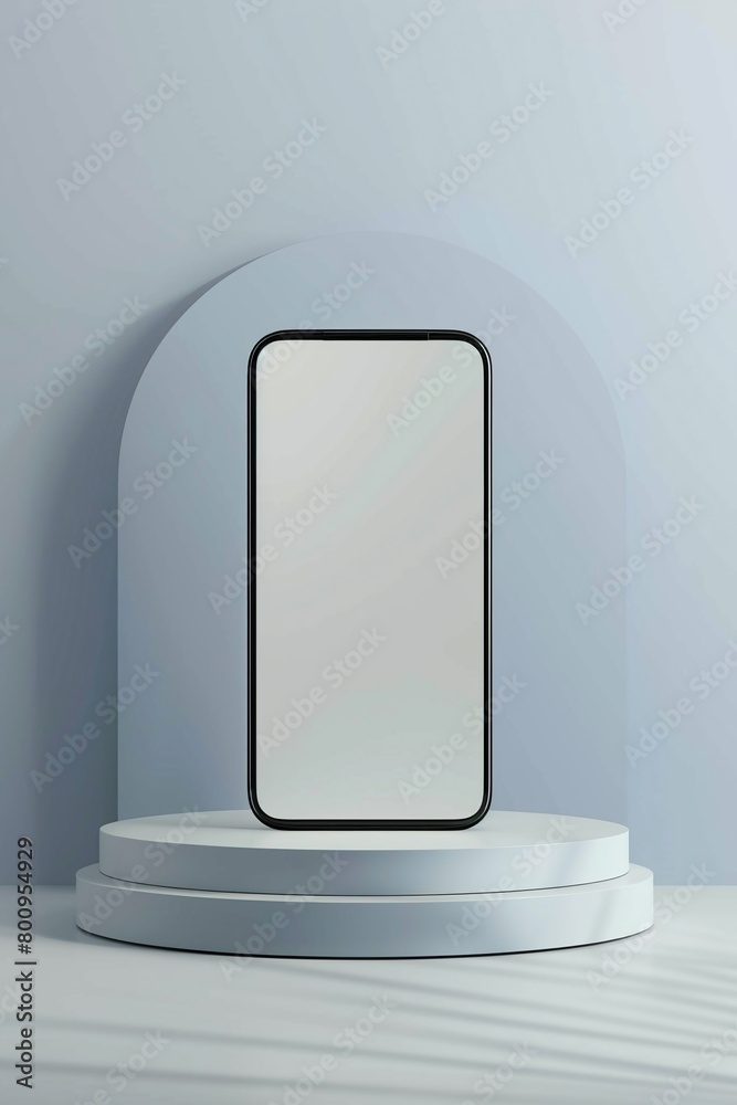 Smartphone blank screen product display