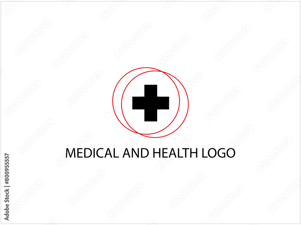 Health and medical logo illustration Health and medical logo illustration
