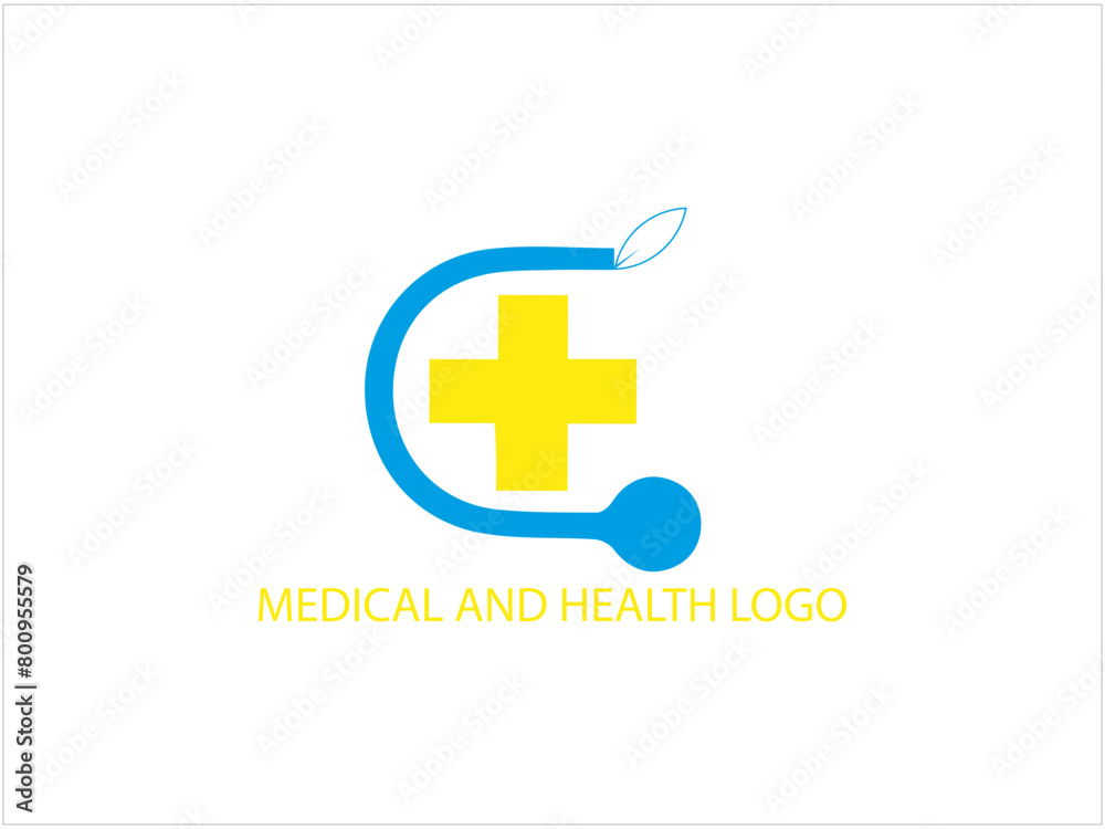Health and medical logo illustration Health and medical logo illustration