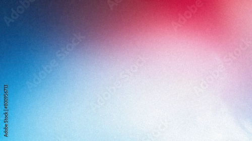Whispering Hues: Grainy Gradient in Muted Blue, Red & White