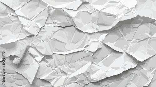 Texture of creased paper on light background Vector s