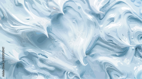 Texture of shaving foam as background closeup Vector