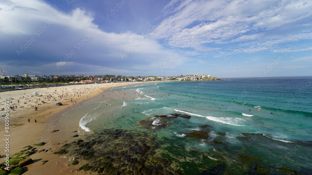 Fototapeta premium Wide Angle Bondi Beach Australia