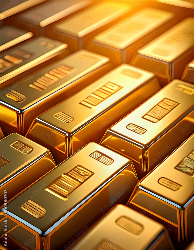 gold bars on a computer keyboard gold bars on a computer keyboard