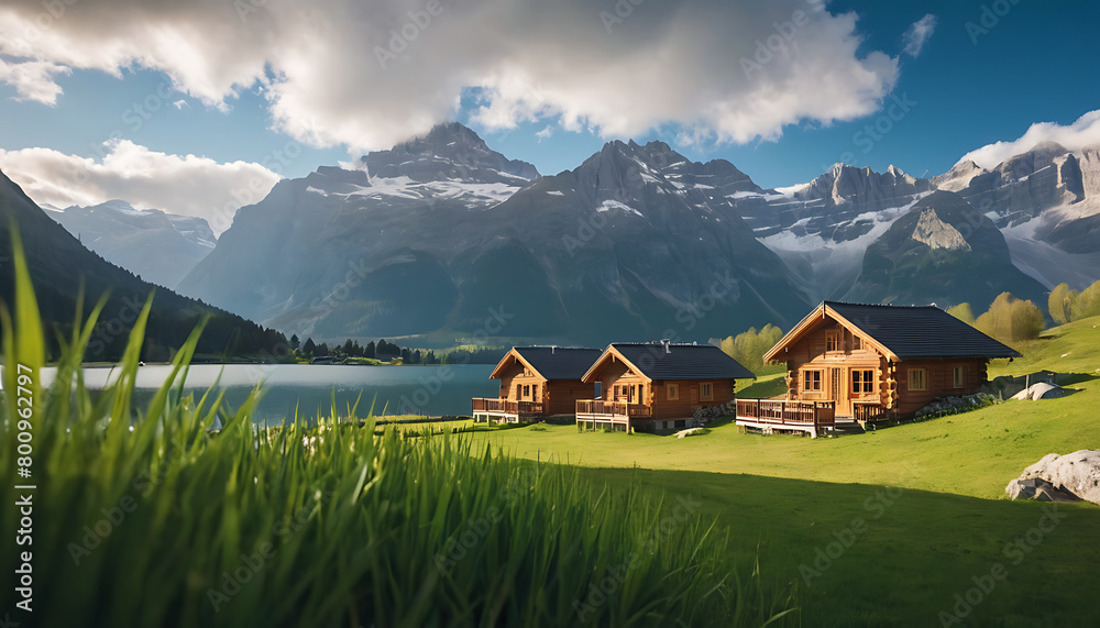 Obraz premium Swiss mountain landscape 