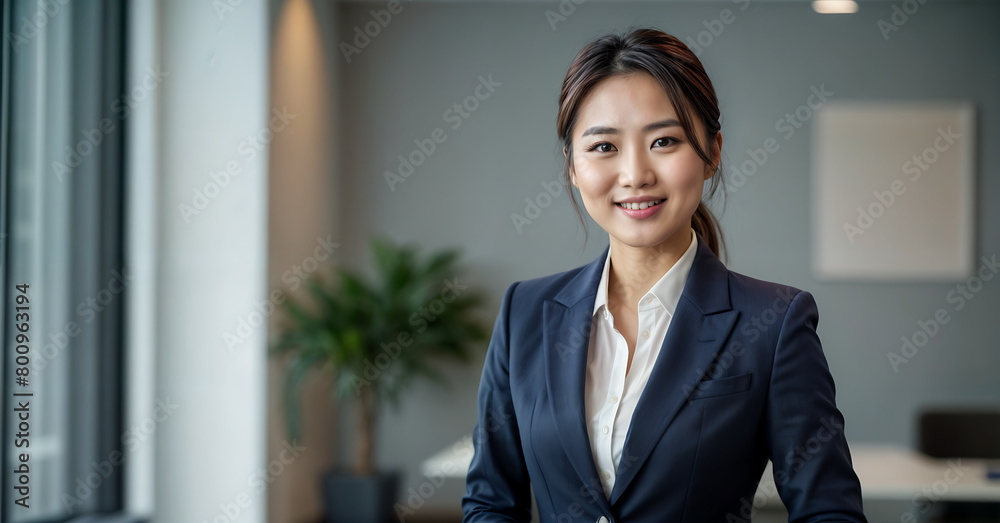 Fototapeta premium portrait of a Asian businesswoman