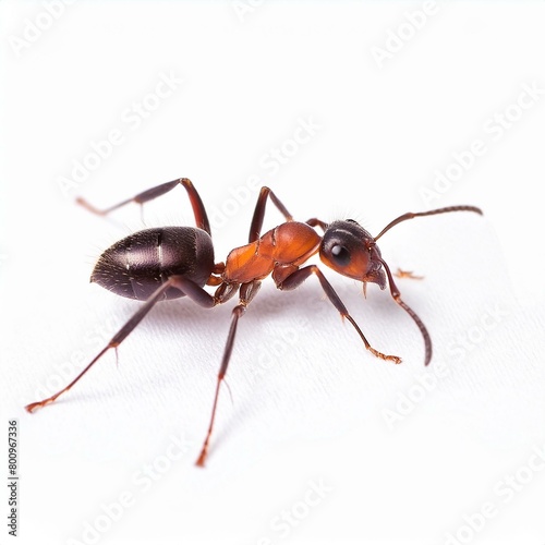 Ant isolated on white background