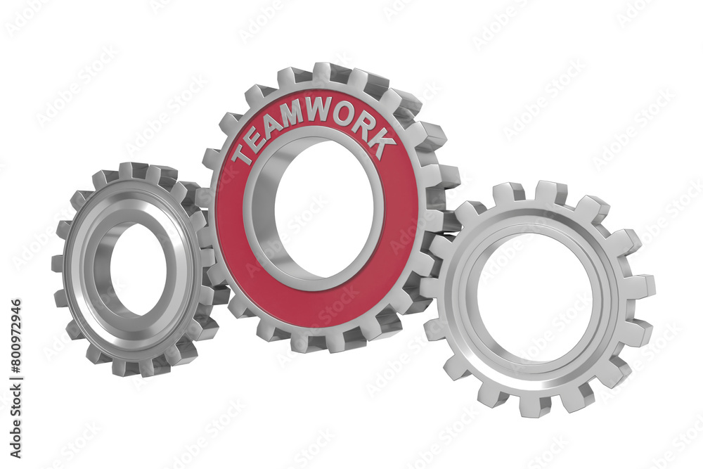 Spinning gears text TEAMWORK. Interaction concept. 3D illustration. Spinning gears text TEAMWORK. Interaction concept. 3D illustration.