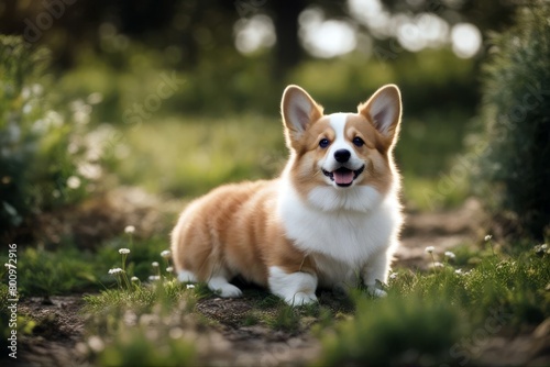  breed welsh corgi pembroke little sits looks puppy sitting animal white red dog cute portrait background studio funny pet isolated young looking small adorable domestic purebred canino happy sweet1 