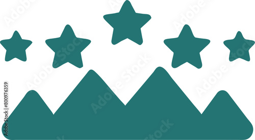 sheriff star  pictogram