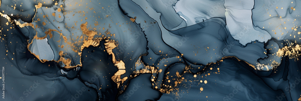 Fototapeta premium abstract black and gold background