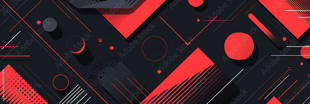 minimalistic engaging vector background with a modern, abstract geometric design in black and red minimalistic engaging vector background with a modern, abstract geometric design in black and red