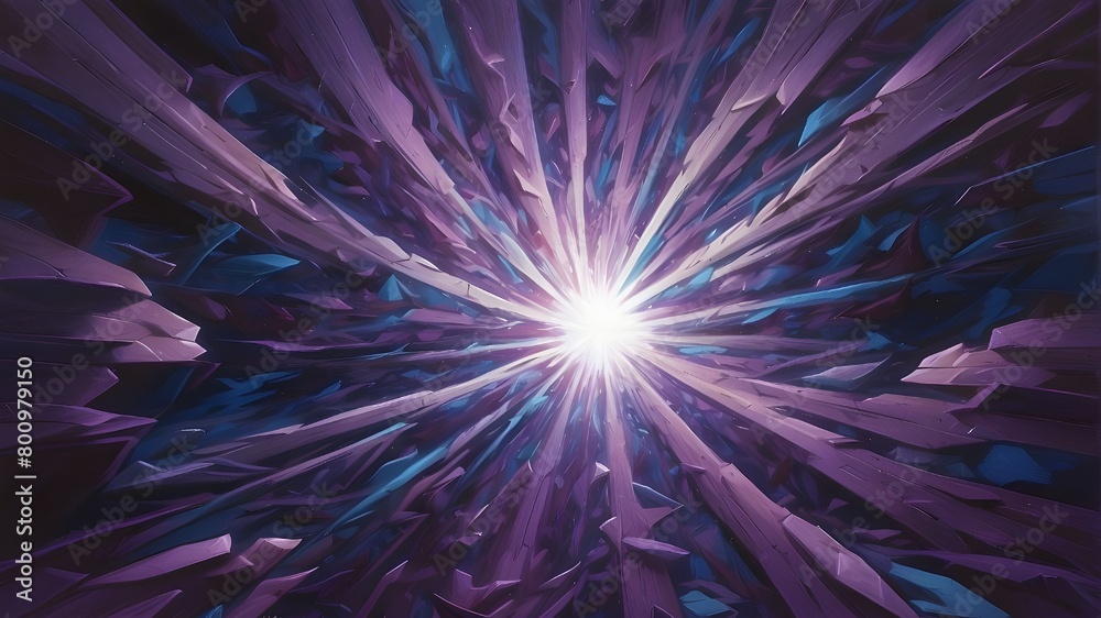 Violet - Blue Light Explosion Violet - Blue Light Explosion