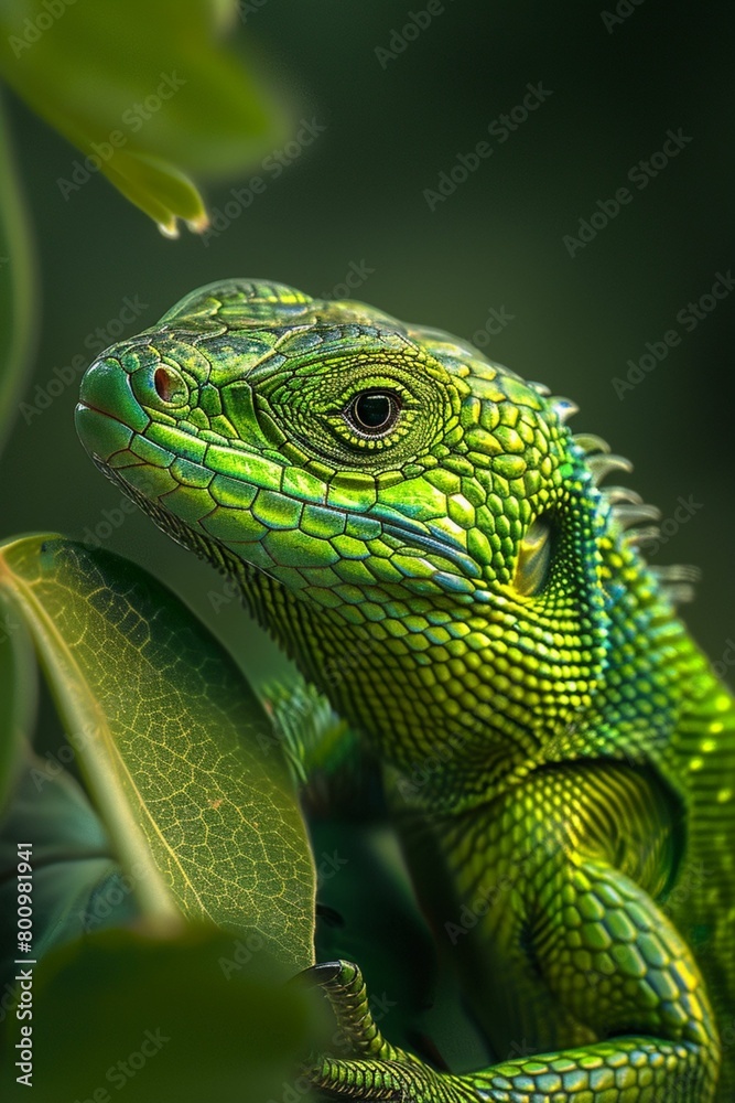 Fototapeta premium AI generated illustration of a Balkan Crested Newt (Triturus ivanbureschi)