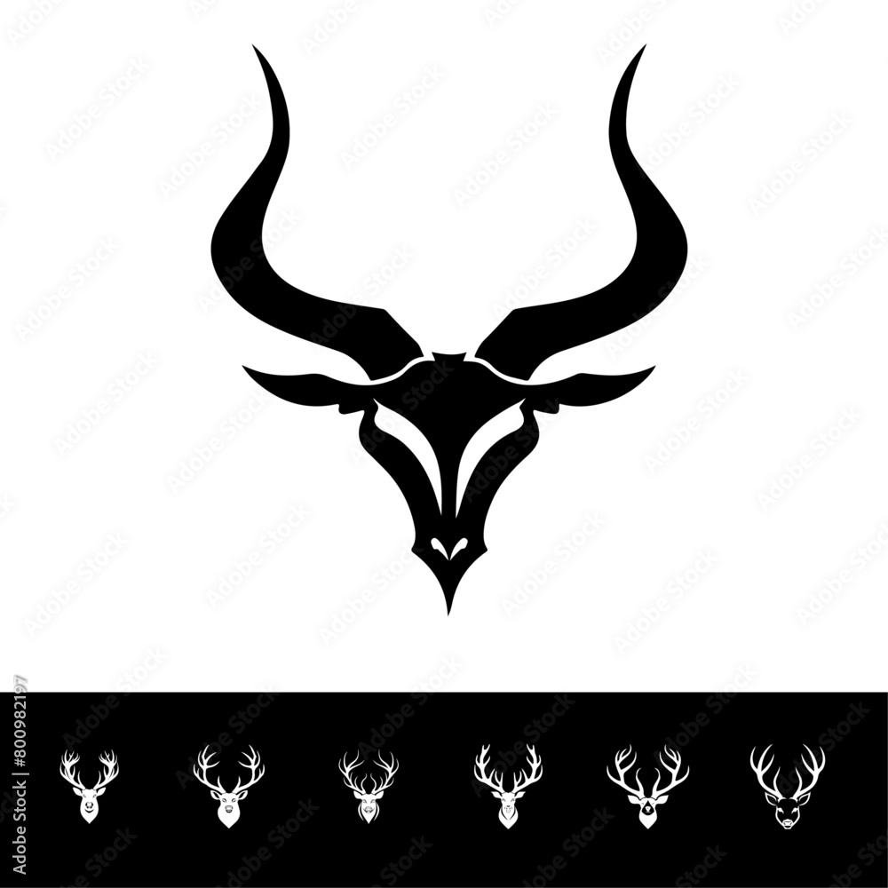 Obraz premium Obsidian Horns