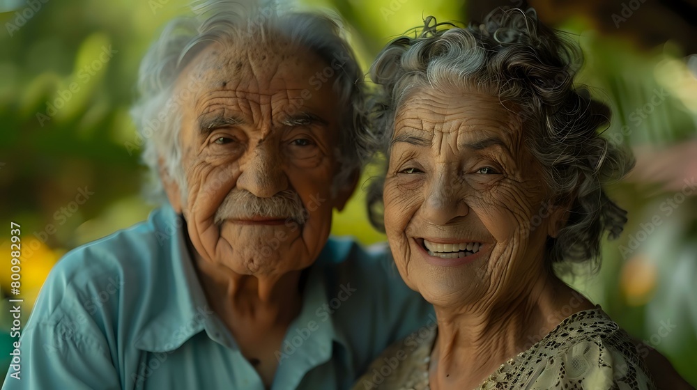 Simple Pleasures: Elderly Couple Embracing Life in Nature