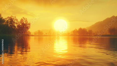 Glowing Sunrise Over Tranquil Waters, International Sun Day, the importance of solar energy, Sun’s contributions to life on Earth.