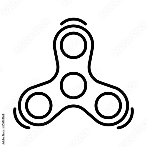 Spinner line icon