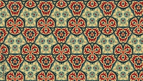 Let the soothing rhythm of a seamlessly looping abstract background of flower pattern kaleidoscope mandala in 4k transport you to a world of tranquility.