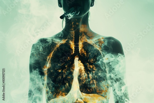 Smoking affects your lungs.