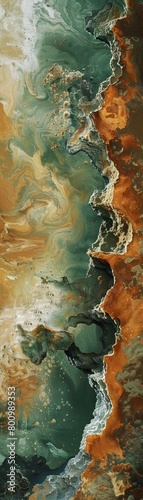 Martian landscape, engineers observing storm Image Style