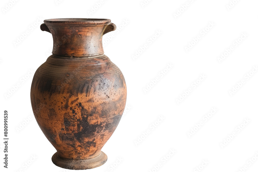 Timeless Vase Charm on Transparent Background