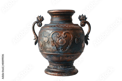 Classic Urn Elegance on Transparent Background