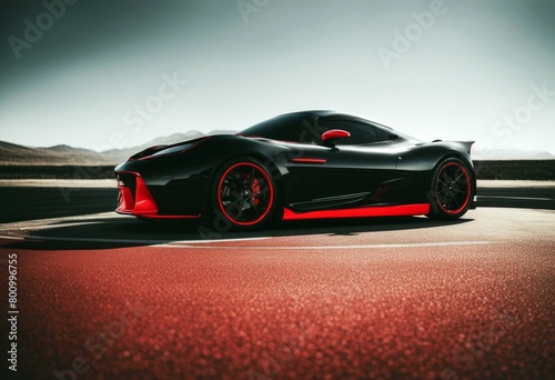 'red black aerodynamic logo car sports illustration silhouette vector icon background logotype company automotive industrial white automobile design auto sport modern abstract symbol' © sandra