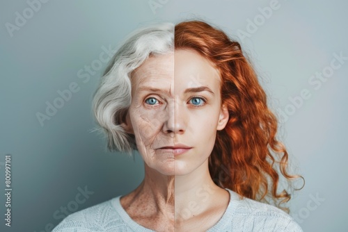 Vitality meets holistic aging perceptions in anti-aging cosmetics stage, enriching proactive aging and aging standards with alternation of generation. photo