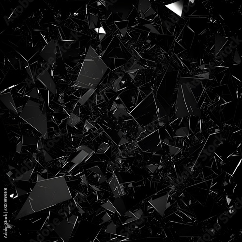 pile of clips on black dark background AI Generative