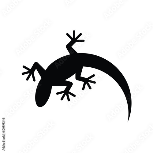 lizard logo. Icon design. Template elements 