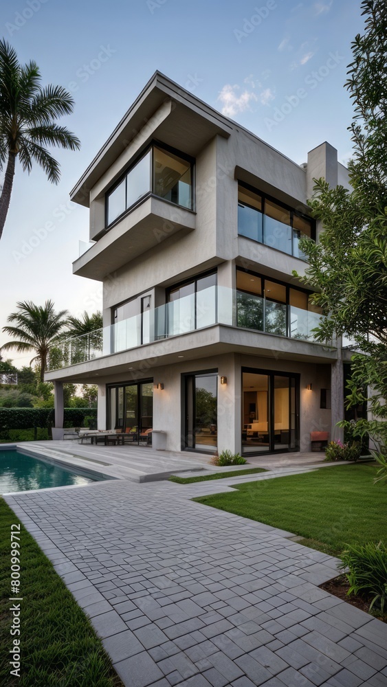 modern luxury villa exterior architecture design