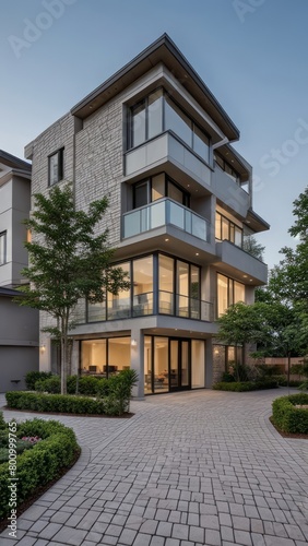 Wallpaper Mural modern luxury villa exterior architecture design Torontodigital.ca